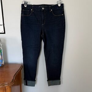 Chico's Midnight Blue Cropped Jeans